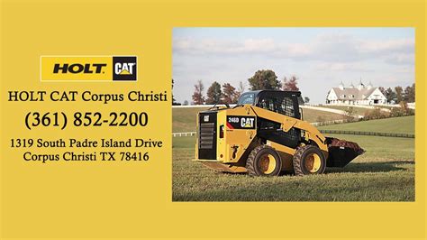 cat skid steer rental corpus christi